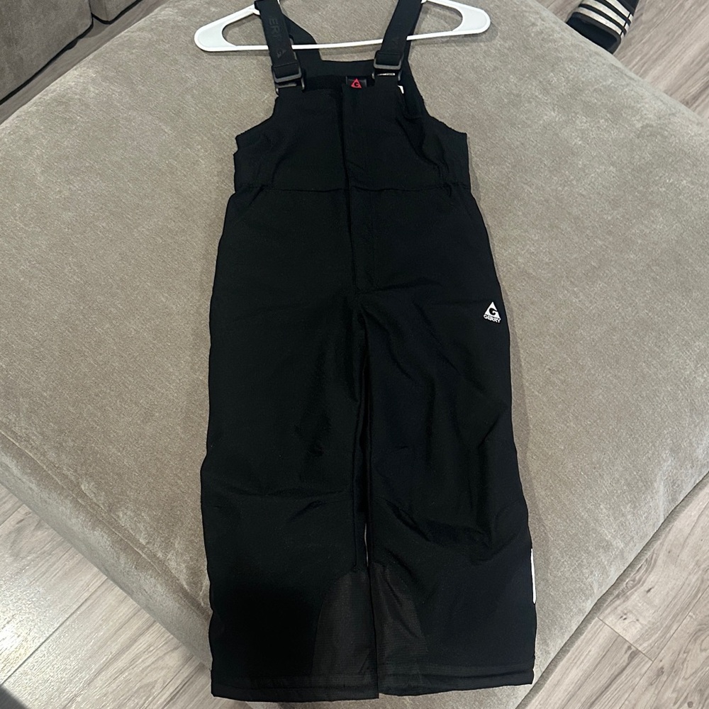 Gerry Black Winter snow Bib with Red. Like new